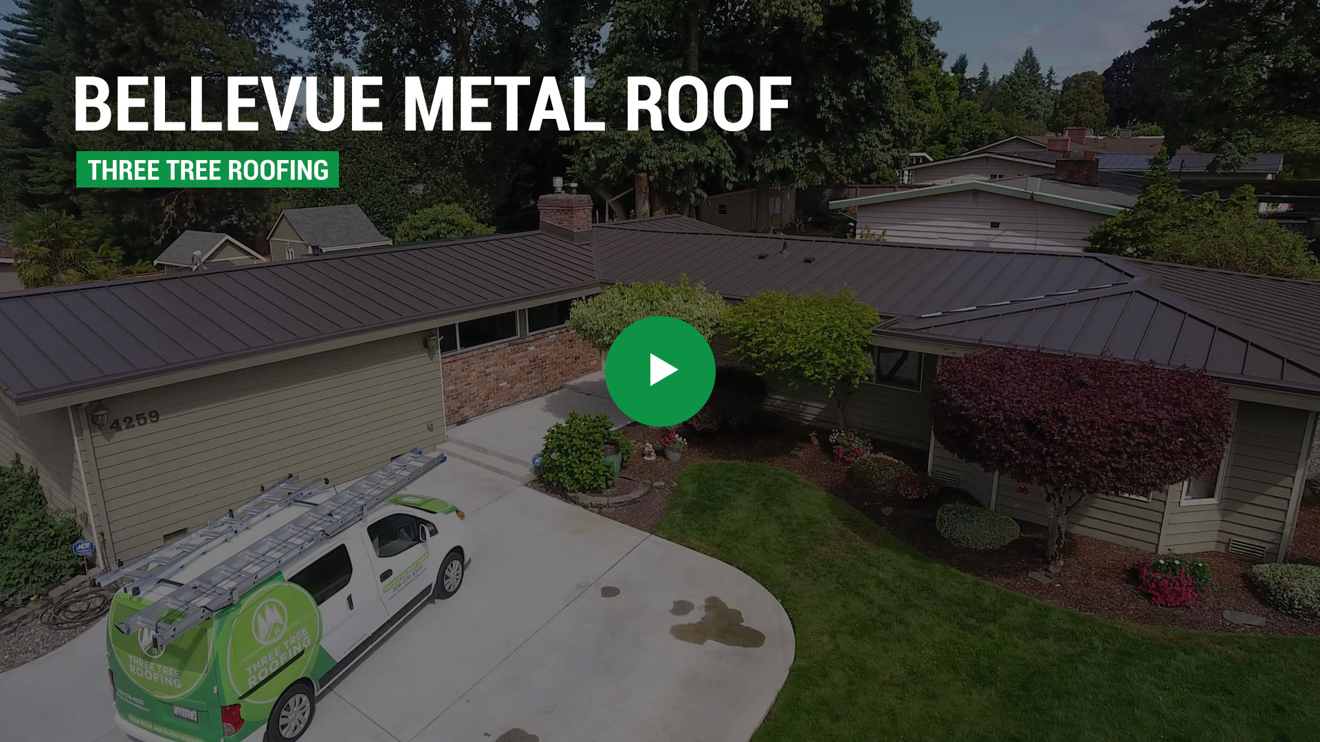 Roofing Project: Bellevue Metal Roof - Roofing Video