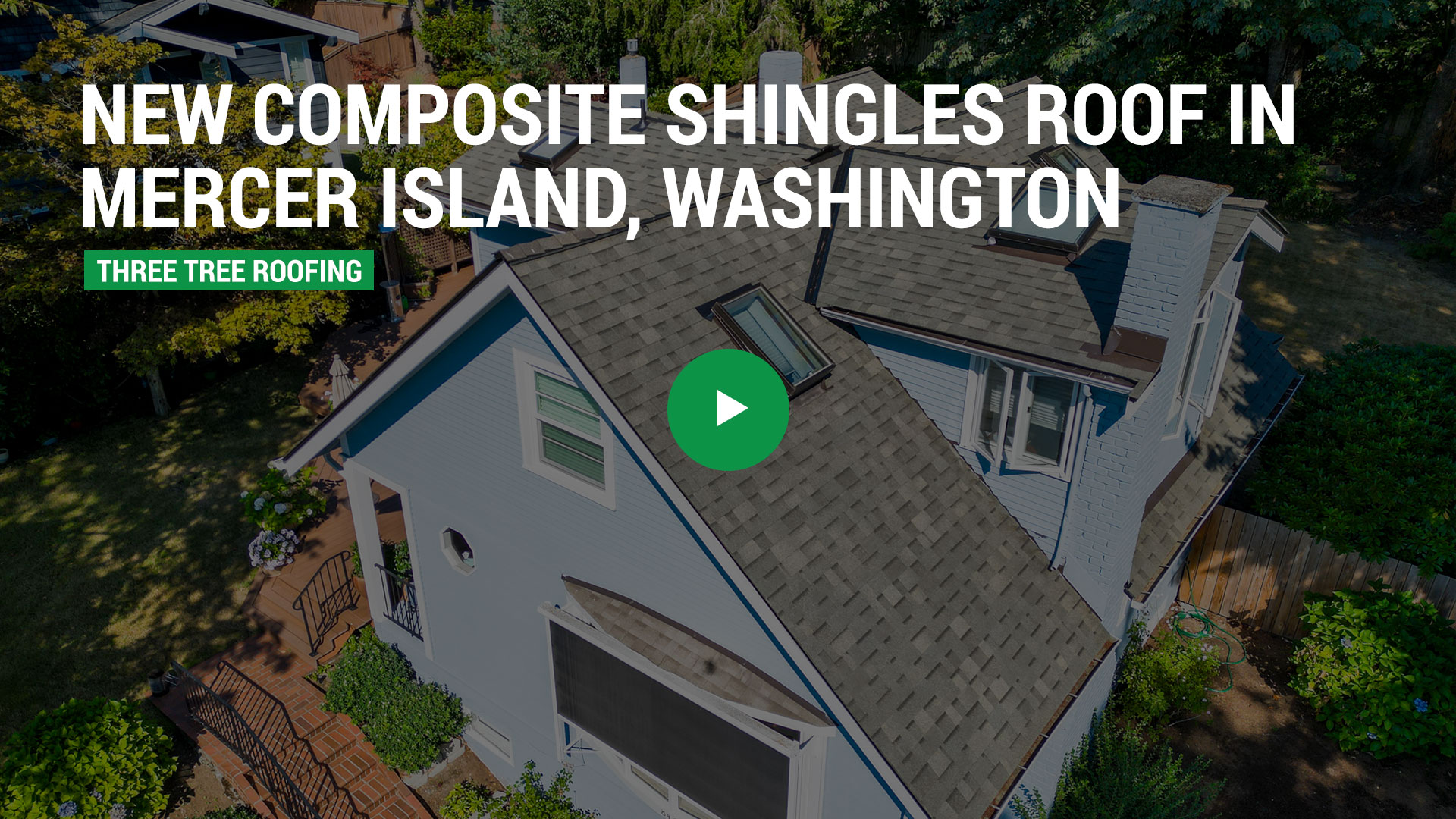 Roofing Project: Composite Shingles Roof in Mercer Island, Washington - Roofing Video