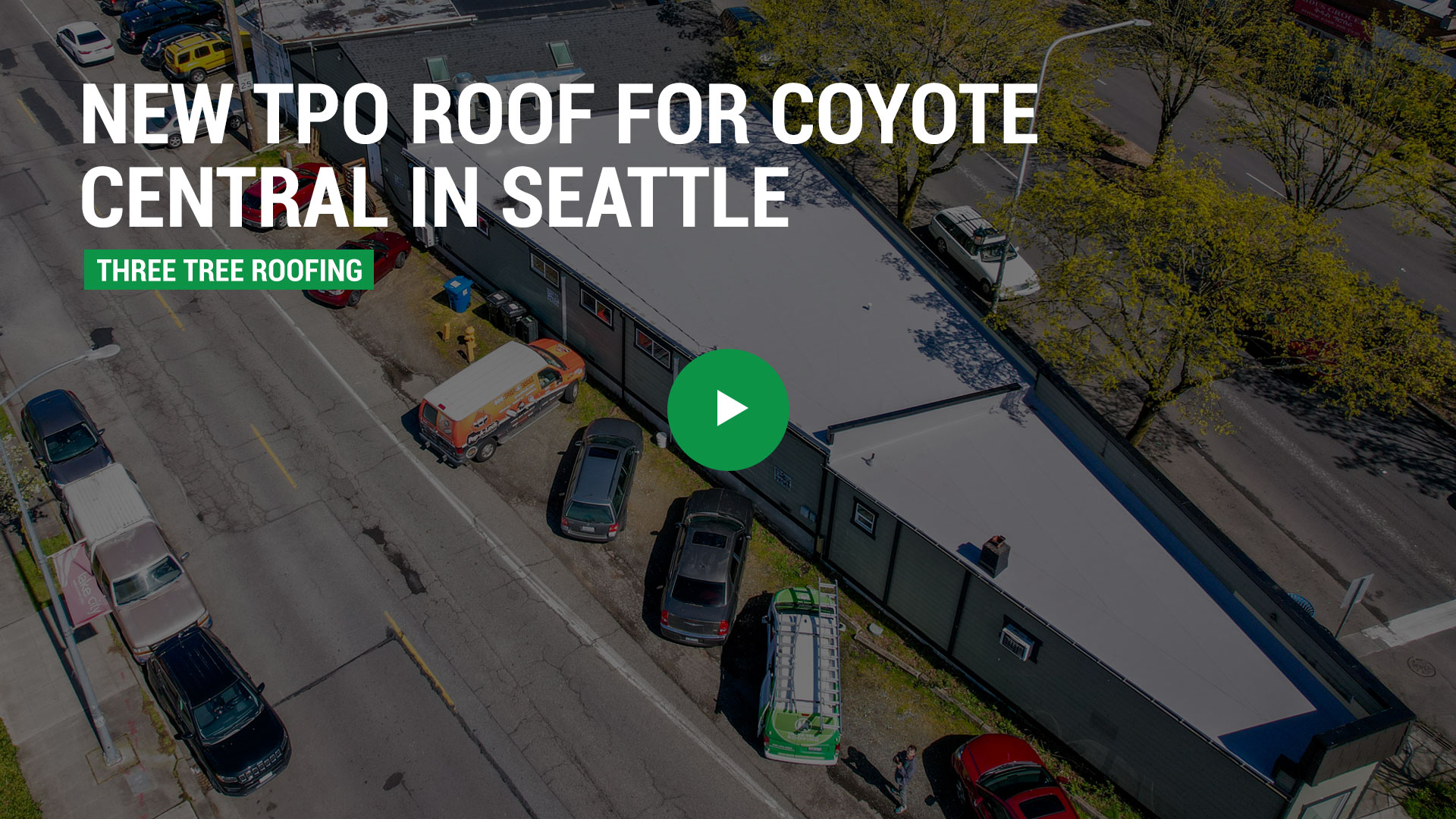 Roofing Project: New Flat TPO Roof For Coyote Central In Seattle