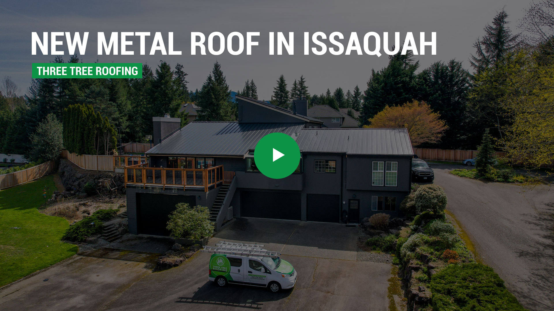 Roofing Project: New Residential Issaquah Metal Roof - Roofing Video