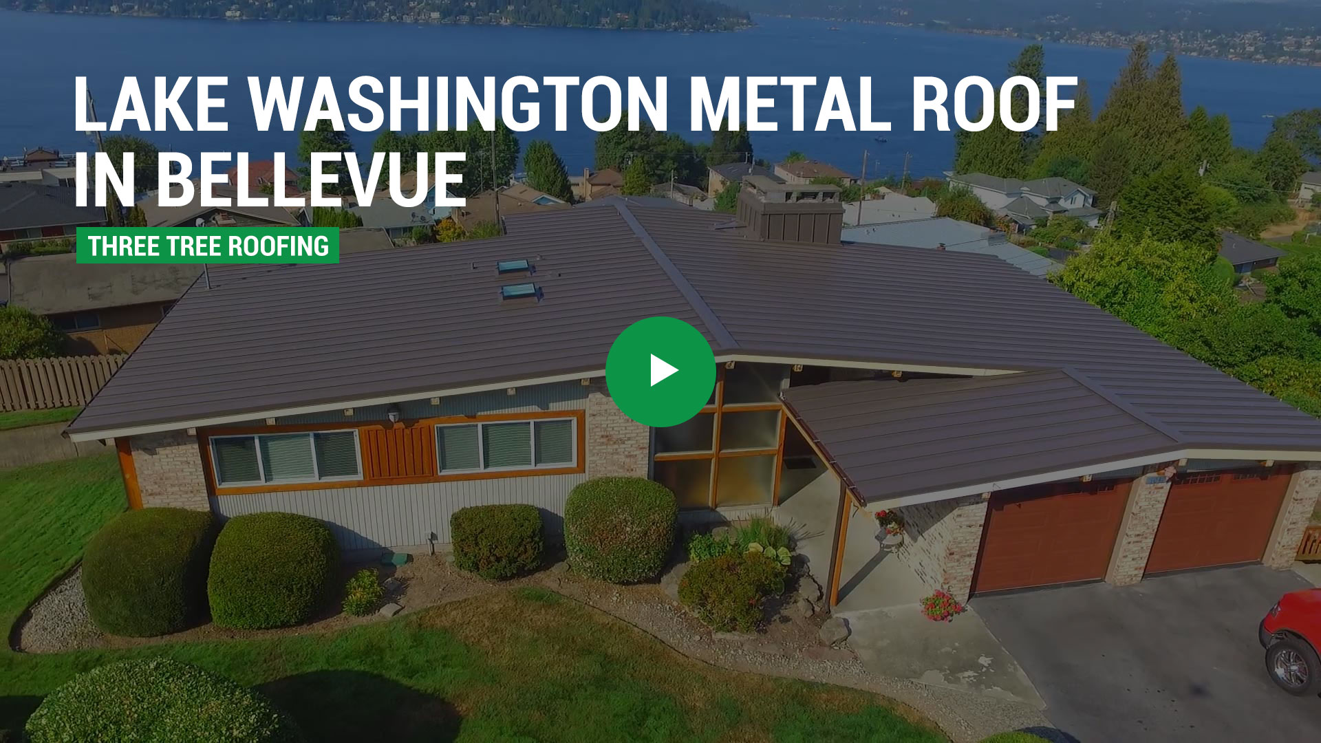 Roofing Project: Lake Washington Metal Roof in Bellevue - Roofing Video