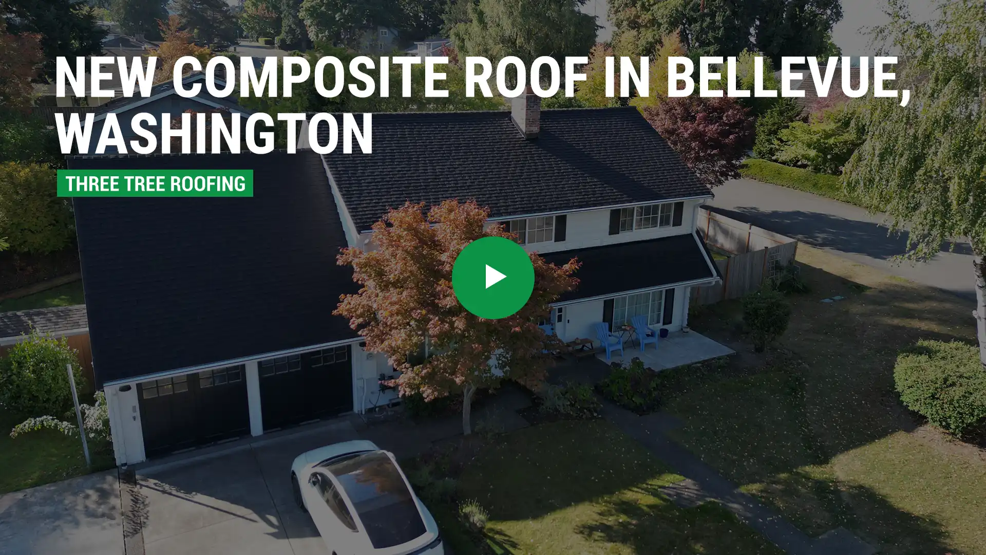 New Composite Roof in Bellevue, Washington - Three Tree Roofing