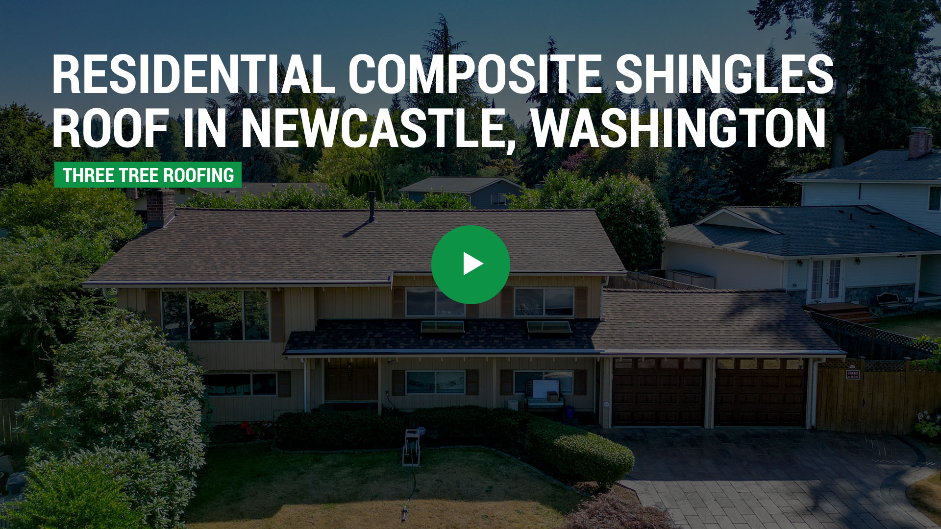 Roofing Project: Residential Composite Shingles Roof in Newcastle, Washington - Roofing Video