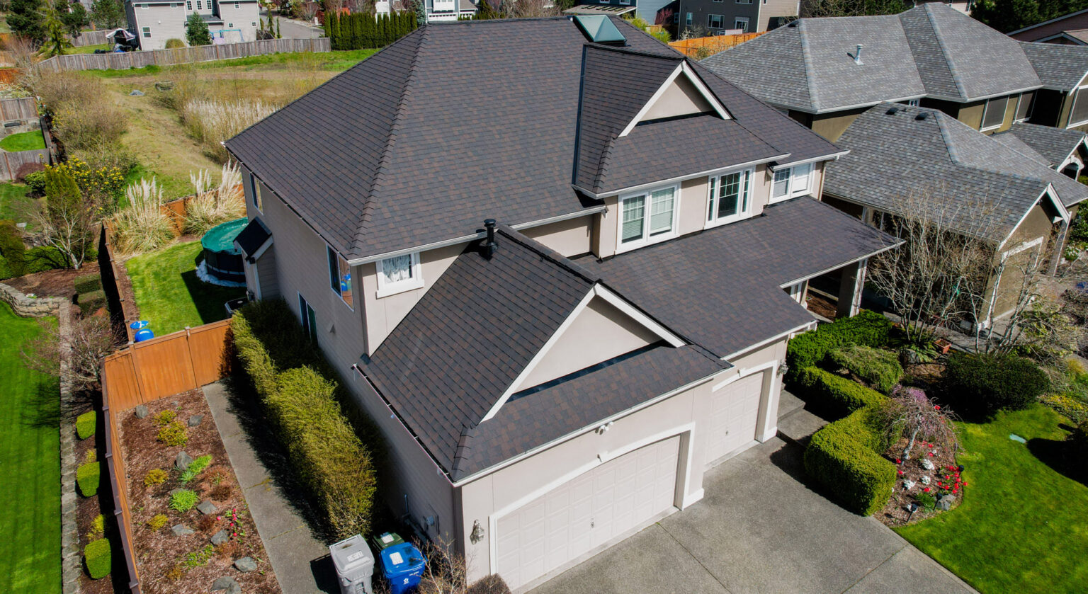 CertainTeed Black Walnut Max Def composite roof in Renton, Wa