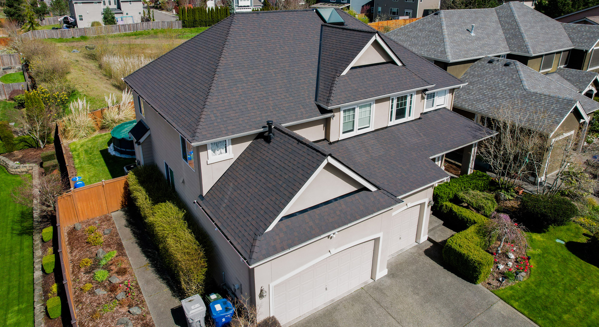 New Composite Shingle Roof in Renton, Washington
