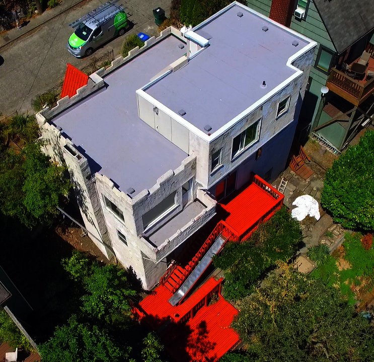 New Roof for Fremont Castle in Seattle