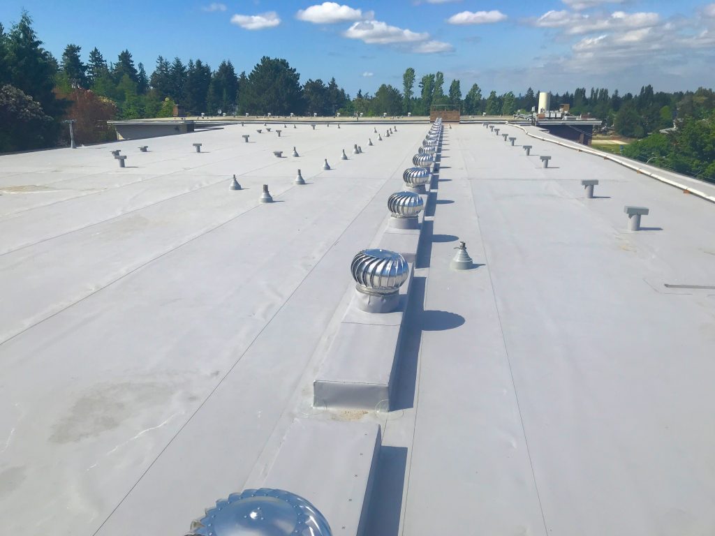 Ambaum Apartments: .60 Mil Flat TPO roofing