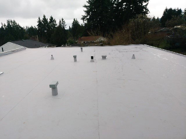 New Lake Sammamish Flat TPO Roof Project