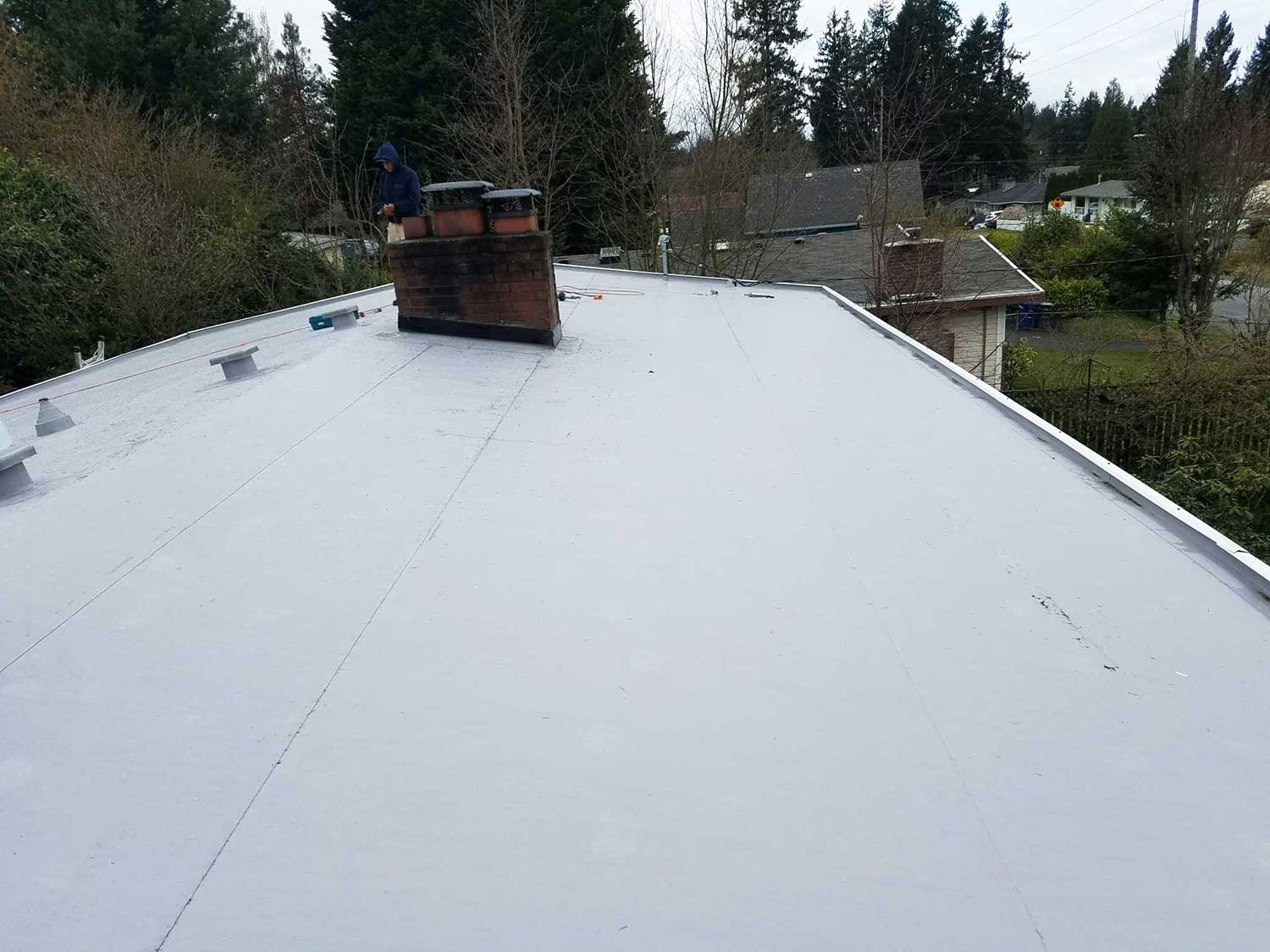 Des Moines Flat Roof: WeatherBond TPO Roof
