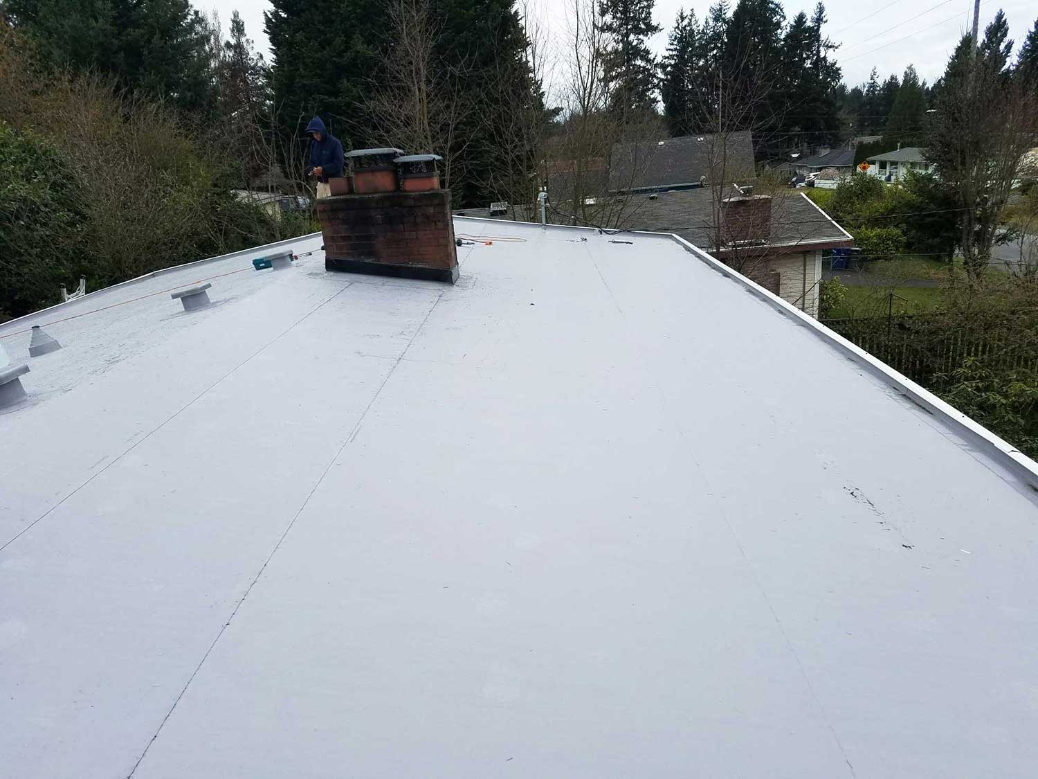 Des Moines Flat Roof: WeatherBond TPO Roof