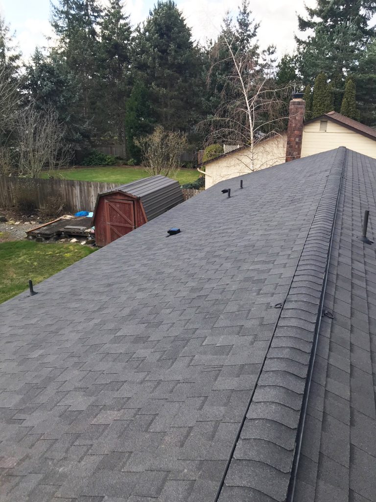 Des Moines composite shingle roofing project