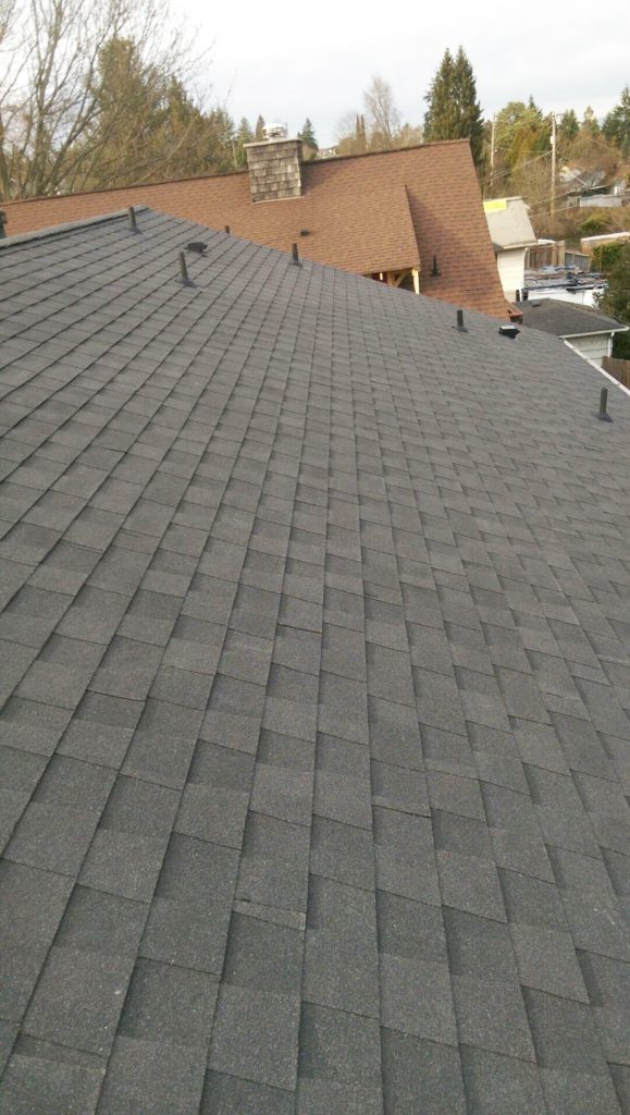 Des Moines composite shingle roofing project