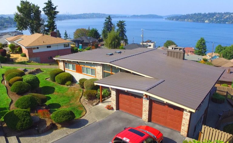 Beautiful Lake Washington Metal Roof in Bellevue