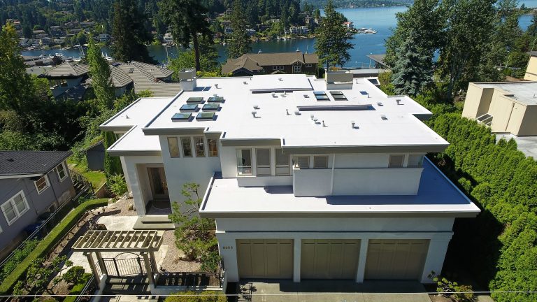 Lake Washington Residential Flat TPO Roof