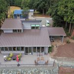 New Waterfront Metal Roof Installation on Whidbey Island