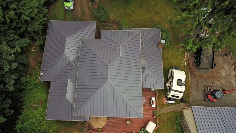 Metal roofing project in Duvall, Washington