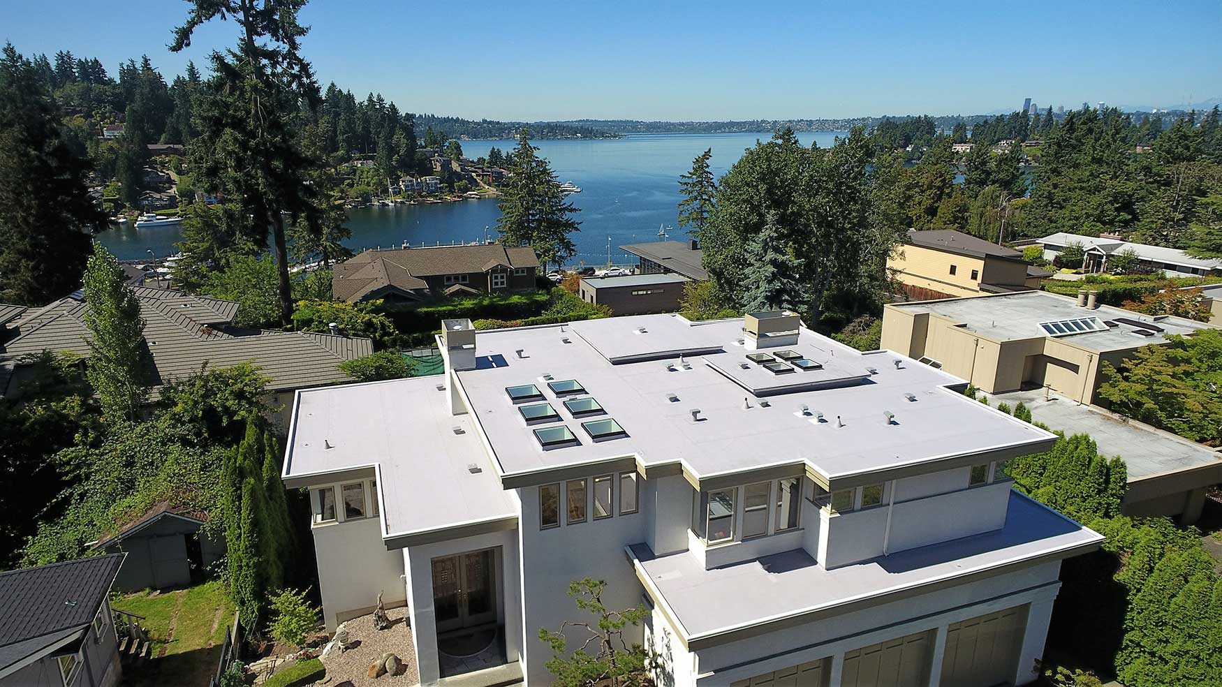 Lake Washington Residential Flat TPO Roof