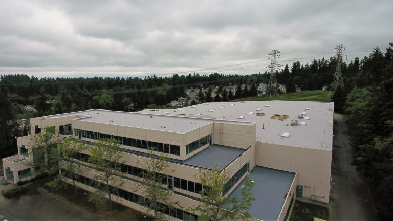 Large Commercial Building Gets a New Flat TPO Roof