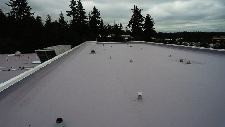 Flat roofing project in Federal Way Washington