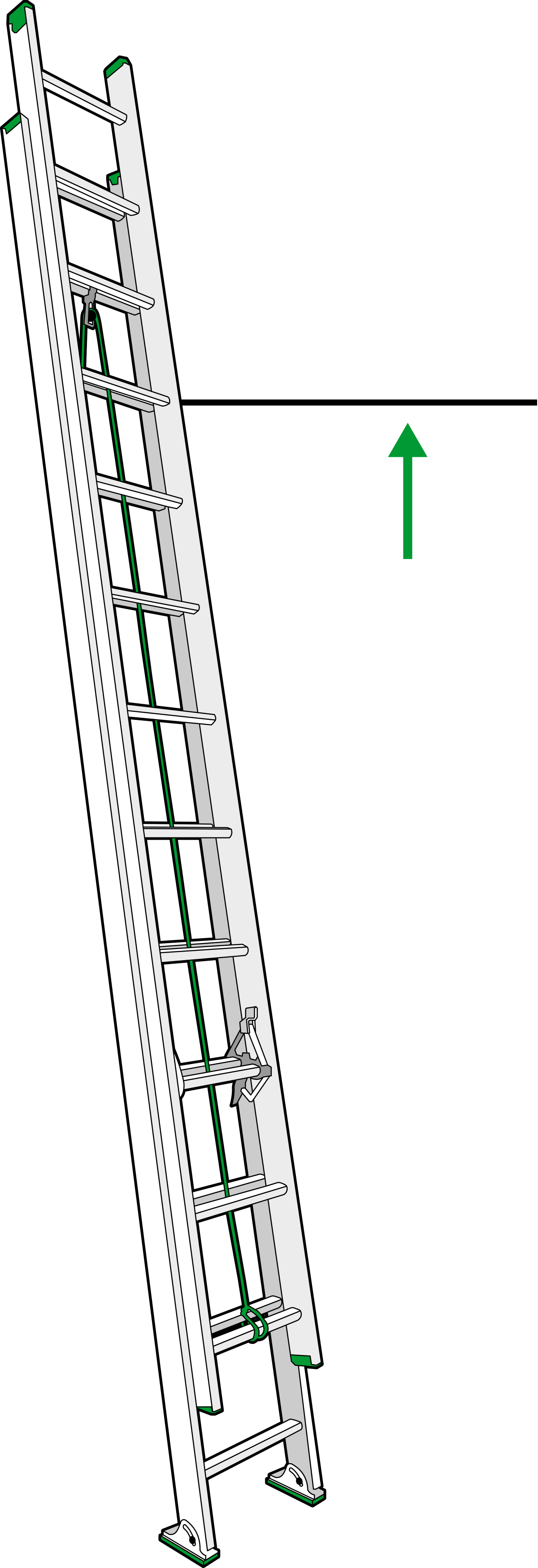 Highest Standing Level for a Ladder