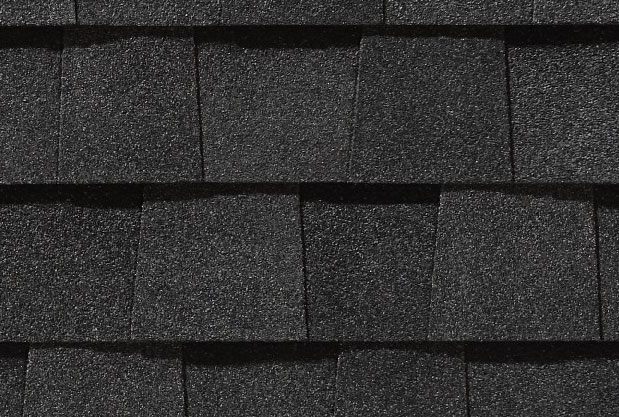 CertainTeed Landmark Composite Asphalt Shingles in Moire Black