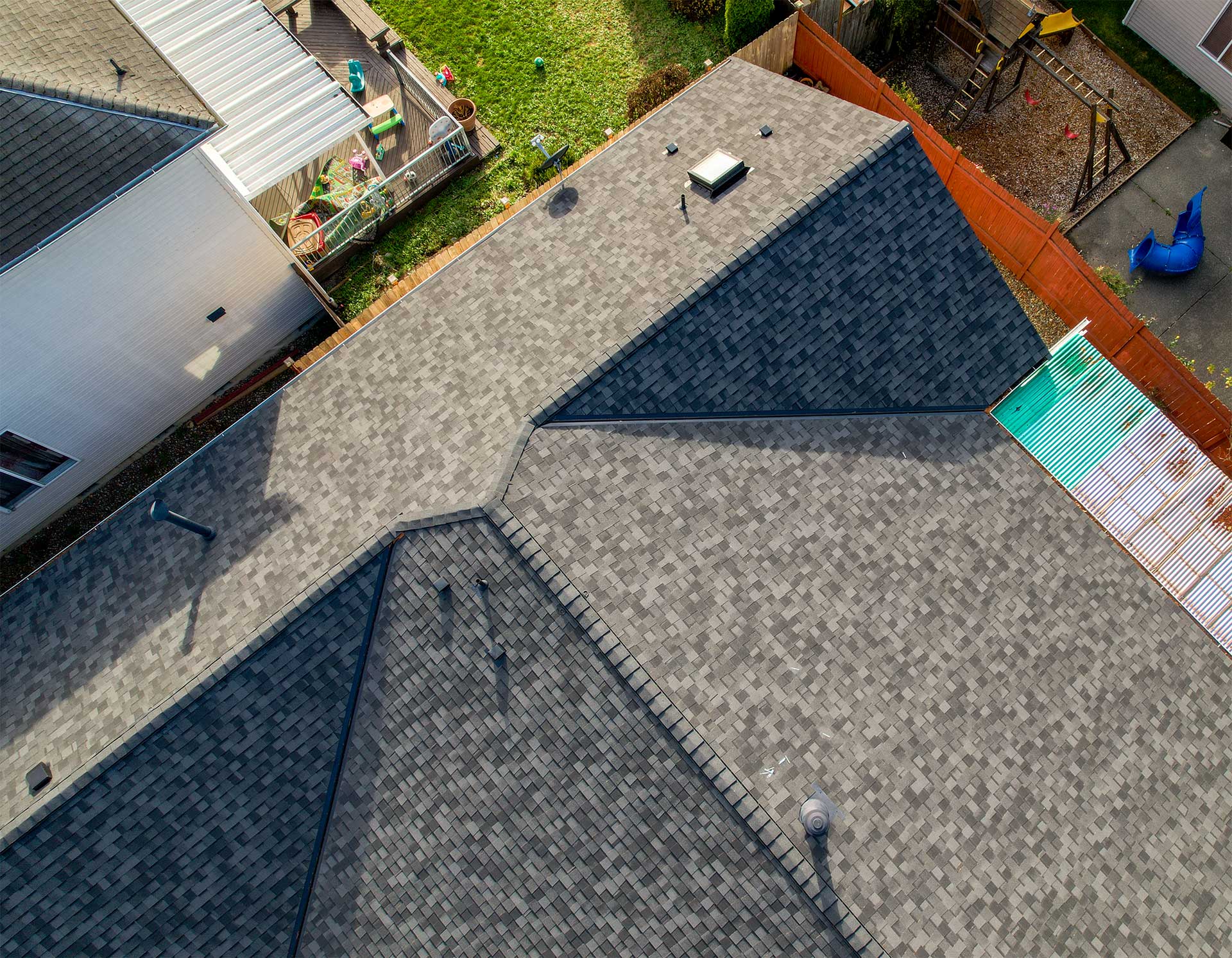 Composite Asphalt Shingle Roof in Kent Washington Three Tree Roofing