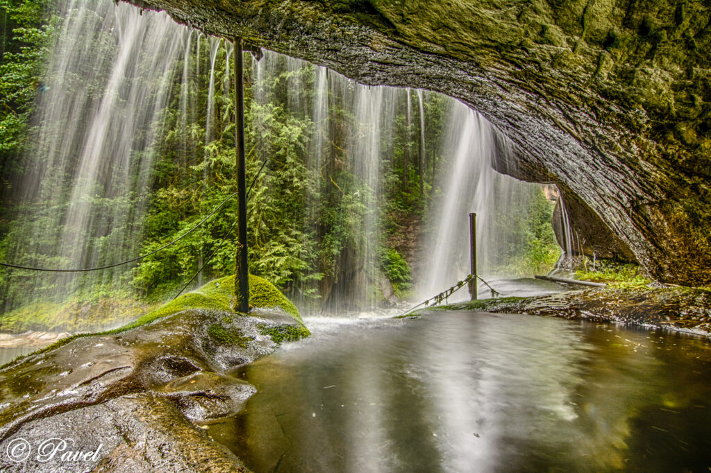 Franklin Ghost Town Waterfall in Black Diamond, WA