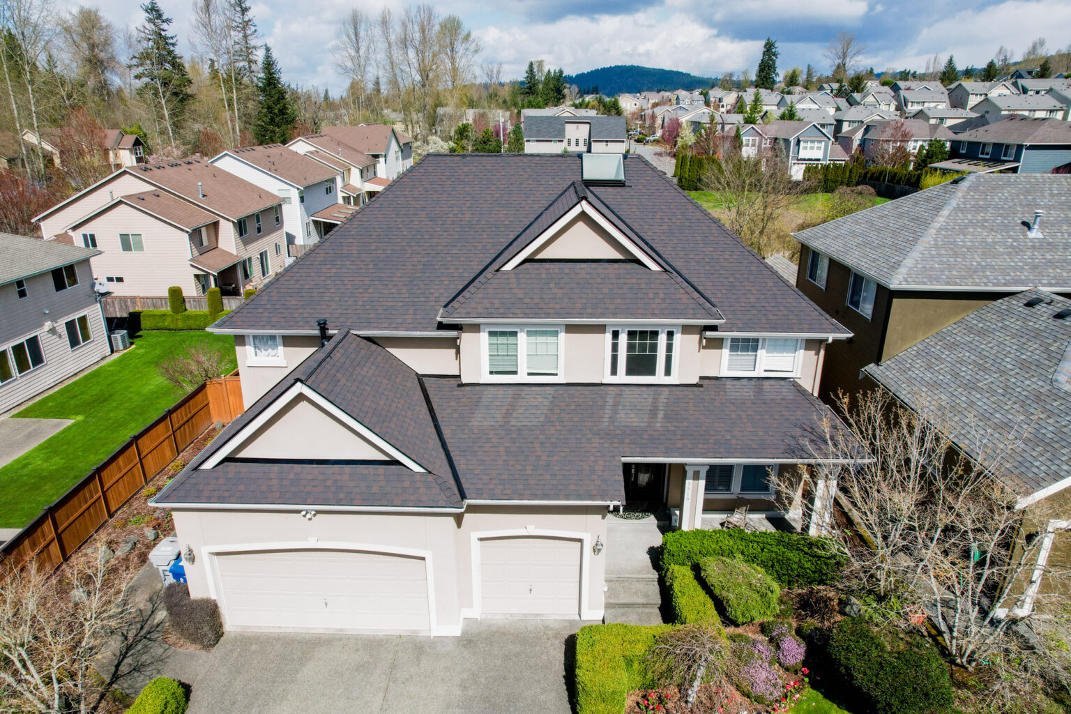 CertainTeed Black Walnut Max Def composite roof in Renton, Wa