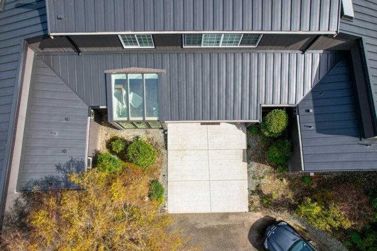 New Issaquah Metal Roof - Close up of Skylight