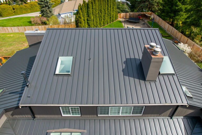 New Issaquah Metal Roof - Top of Roof