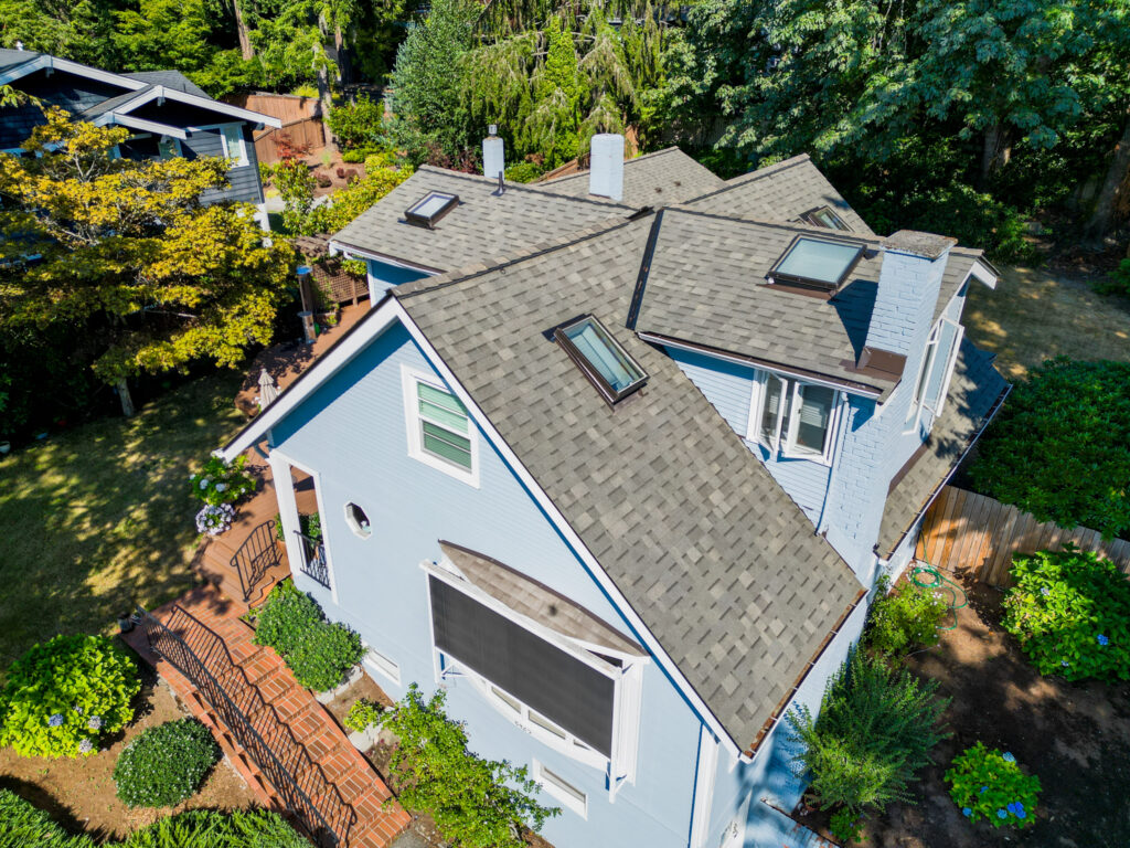 New Composite Shingles Roof in Mercer Island, Washington