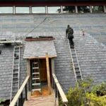 Laying New Shingles in a Full Roof Replacement on a Mukilteo, Washington Home
