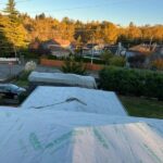 Laying Roofing Underlayment in Renton