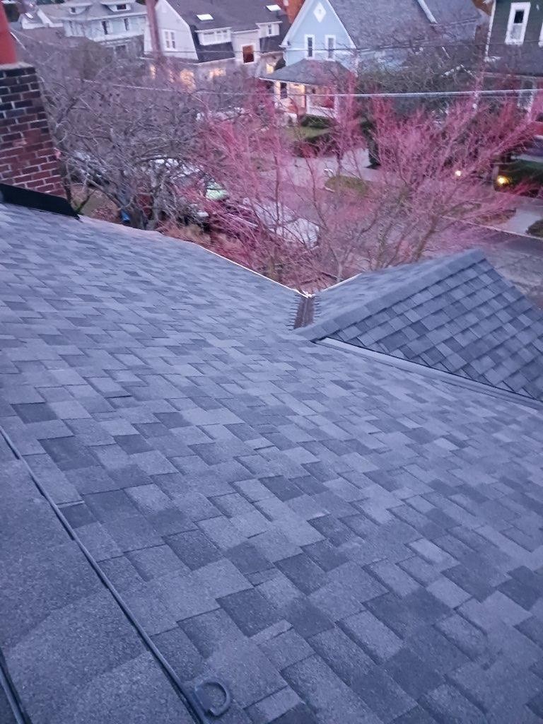 Roof Replacement with Presidential Asphalt Shingles