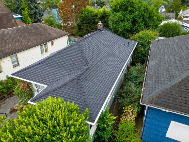 New Composite Asphalt Shingle Roof in Seattle, Washington