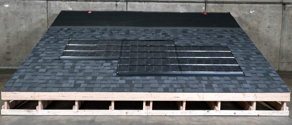 CertainTeed Solstice Shingles installed on a test roof