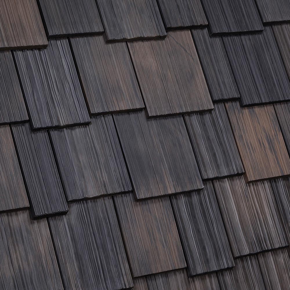 Davinci Roofscapes, Multi-Width Shake, Black Oak