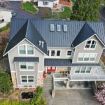 Before and After of New Metal Roof in Bellevue, Washington