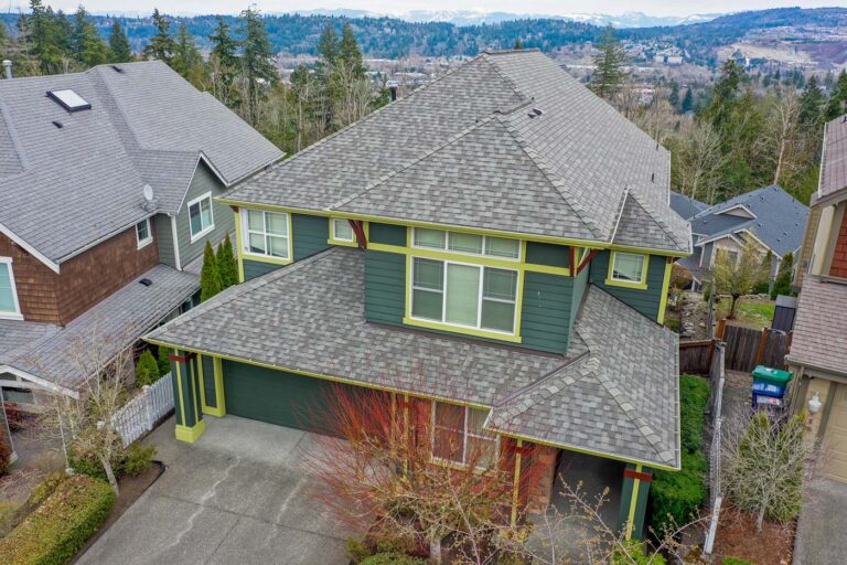 New Composite Asphalt Shingles Roof in Issaquah, Washington