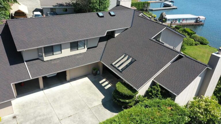 New Composite Asphalt Shingles Roof in Mercer Island, Washington