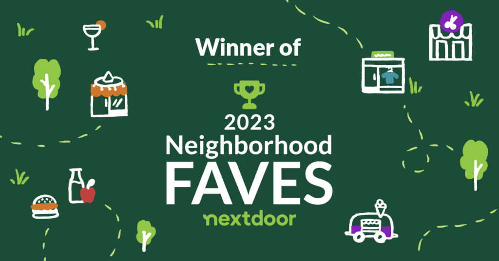 Three Tree Roofing voted a Nextdoor Neighborhood Fave!