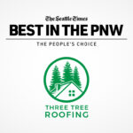 Three Tree Roofing Bags Bronze: Voted the Best Roofing Companies by Seattle Times