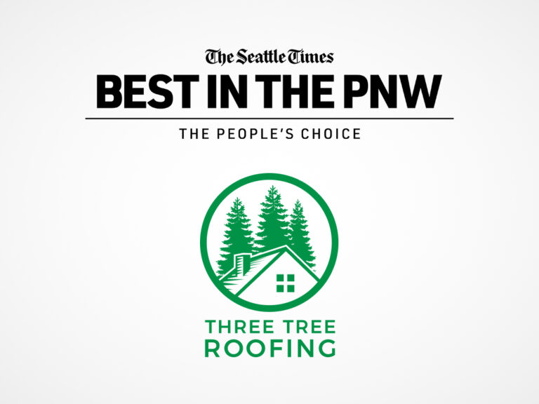 Three Tree Roofing Bags Bronze: Voted the Best Roofing Companies by Seattle Times