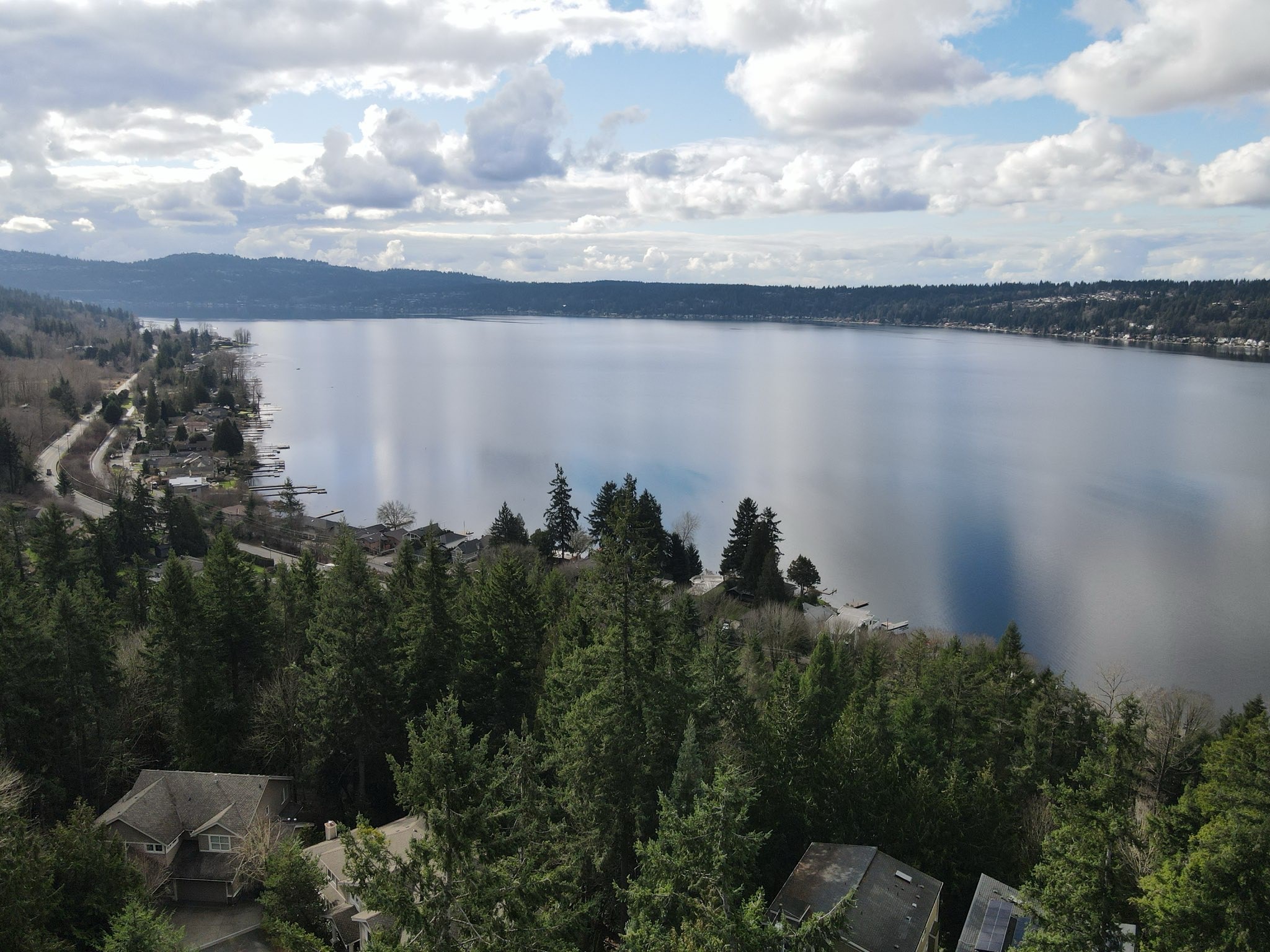 Lake Sammamish View captured by Washington Roofer